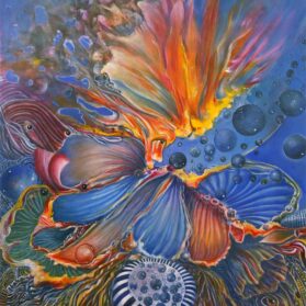 “Boundless”, Oil on Canvas, 74” x 54” In, 2016