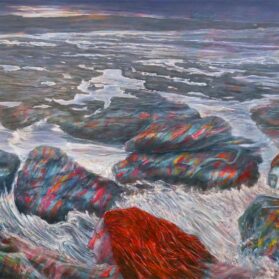 “Treasures”, Oil on Canvas, 50” x 72” In, 1992